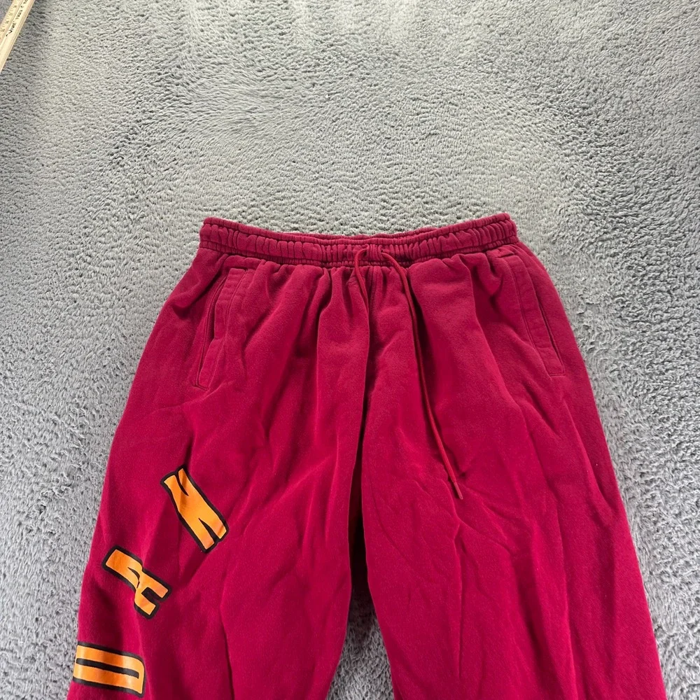 VTG Air Jordan Flight MVP 2 Piece Men XXL Red Cotton Fleece Tracksuit Activewear